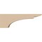 Ekena Millwork 2"W x 12"D x 4"H Thin Yorktown Rough Cedar Woodgrain TimberThane Corbel, Primed Tan CORUR02X12X04YORRCPR - alternate 3